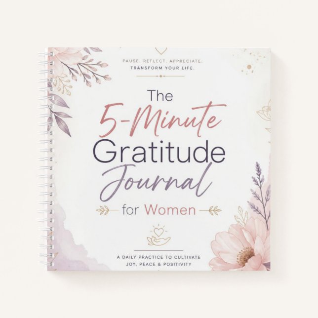 Diario de gratitud de 5 minutos (Anverso)