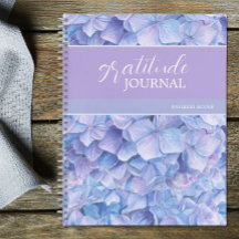 Diario de gratitud de Hortensia Azul