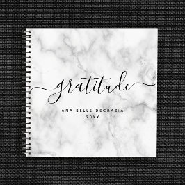 Diario de gratitud de Moda de caligrafía mínima mo