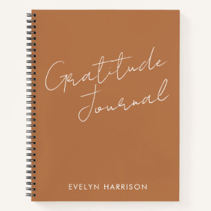 Diario de Gratitud de Nombre Personalizado en Terr