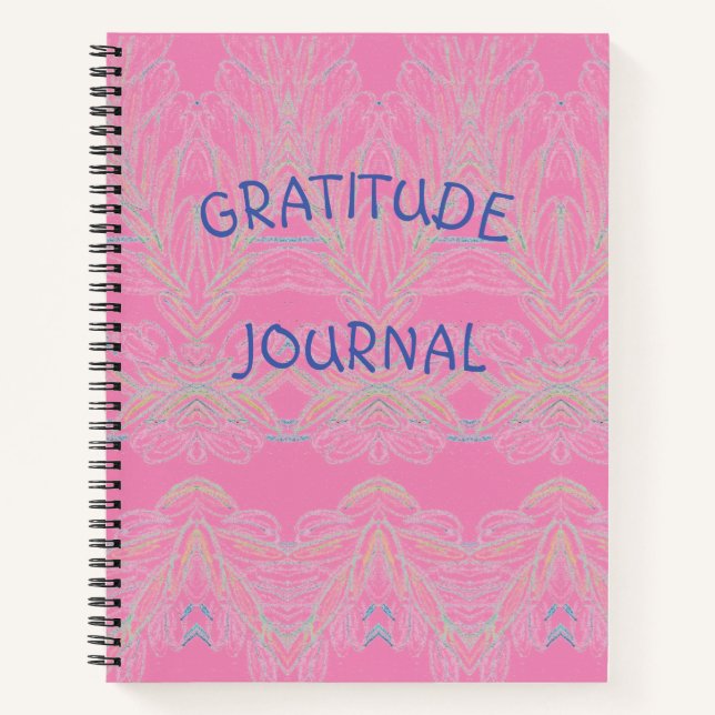 Diario de Gratitud de Swirls Soft (Anverso)