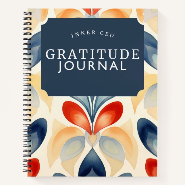 Diario de gratitud del CEO interno (Anverso)