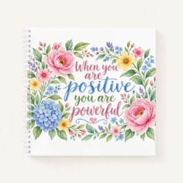 Diario de gratitud floral