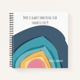 Diario de Gratitud Personalizado de Acuarela