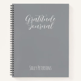 Diario de Gratitud Personalizado | Nombre Diario P