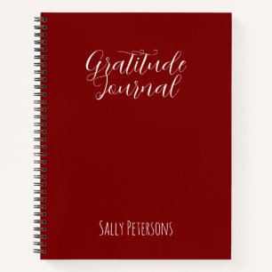 Diario de Gratitud Personalizado   Nombre Personal