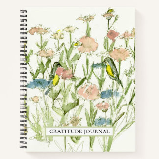 Diario de Gratitud Personalizado Pájaro Pinzones F