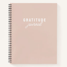 Diario de Gratitud Rosa minimalista