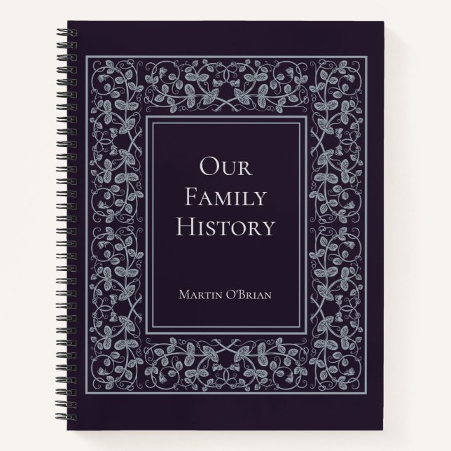 Diario de historia de familia elegante y personali (Anverso)