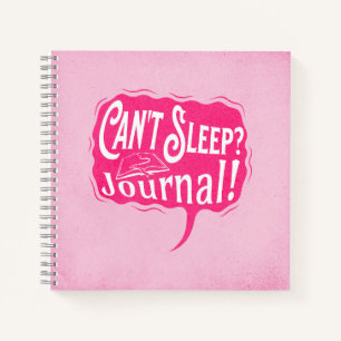 Diario de insomnio con nombre personalizado