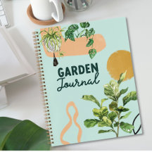 Diario de Jardín de Plantas de Interior Abstracto 