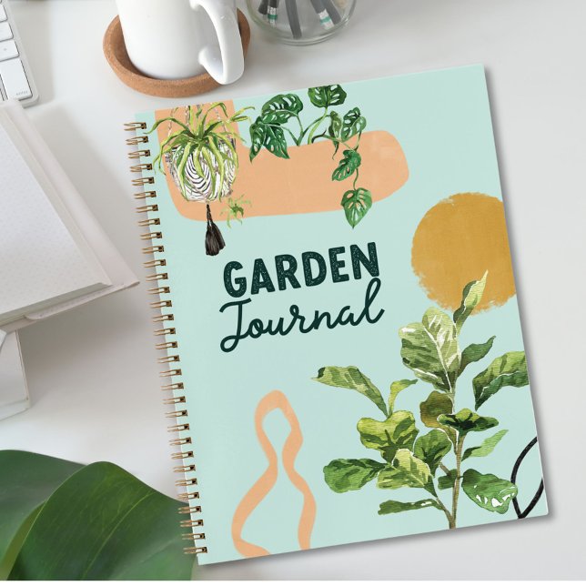 Diario de Jardín de Plantas de Interior Abstracto  (In situ)