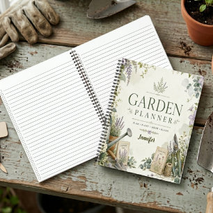 Diario de Jardinería Floral Personalizado & Planta