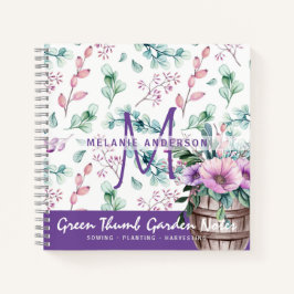 Diario de Jardinería Jardín Floral de Menta Púrpur