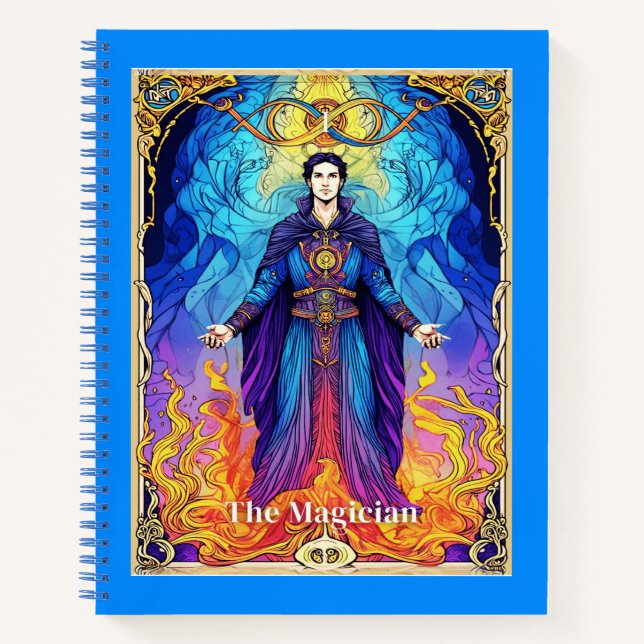 Diario de la Carta del Tarot El Mago (Anverso)