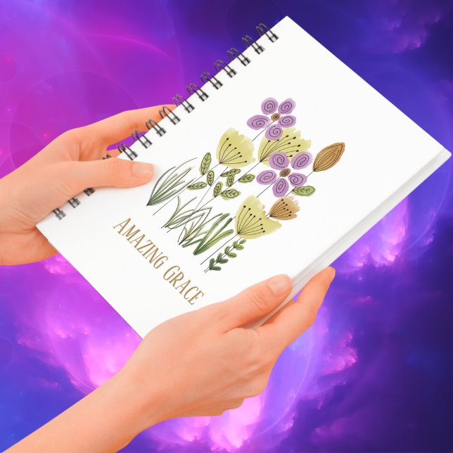 Diario de la Iglesia de las Flores Silvestres de G (Modern Floral Christian Notebooks)