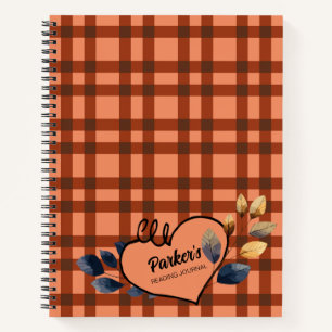 Diario de lectura de corazón de personalizado
