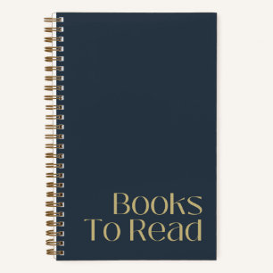 Diario de lectura "Libros para leer" personalizado