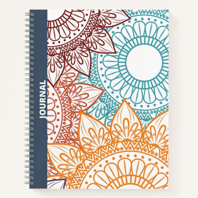DIARIO DE MANDALA MULTICOLORADO (Anverso)