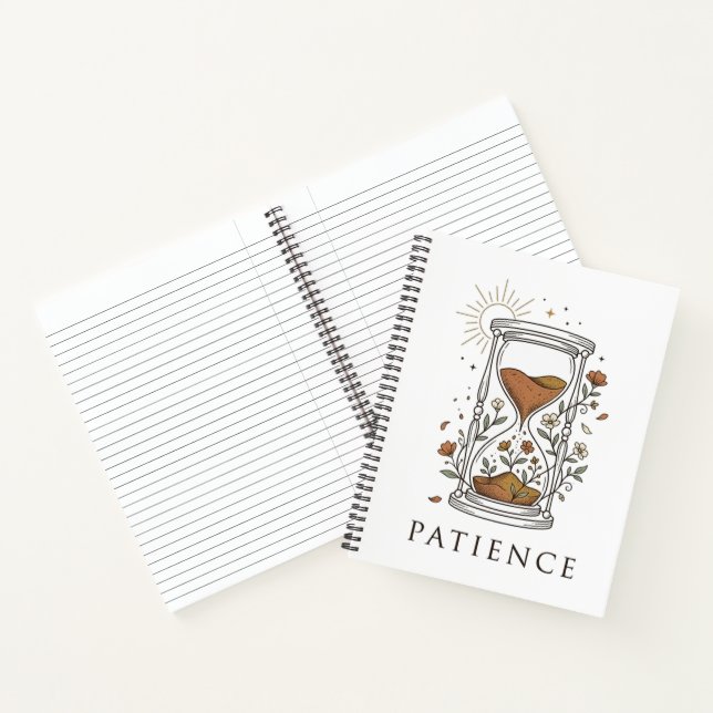 Diario de mindfulness Patience Rise and Thrive Not (Interior)