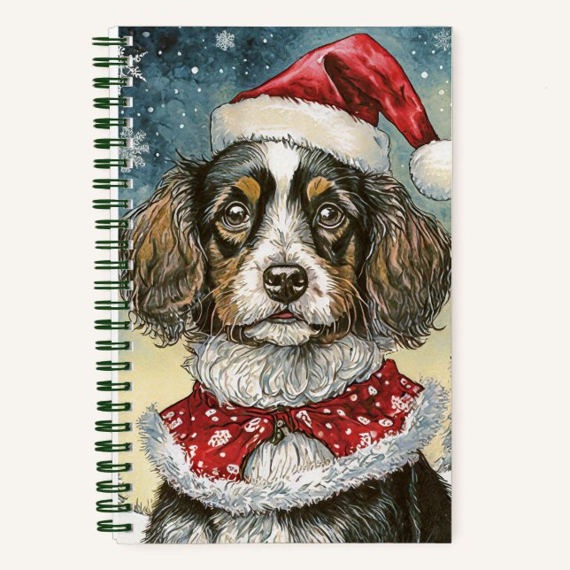 Diario de Navidades "Santa Dog" (Anverso)
