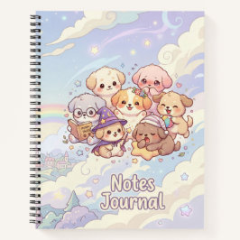Diario de notas de amigos cachorros lindos