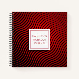 Diario de ondas geométricas personalizadas