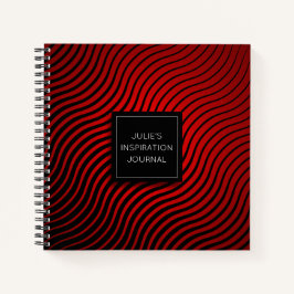 Diario de ondas geométricas personalizadas