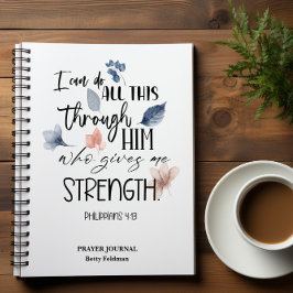 Diario de Oración Floral Biblia Verse Filipinas