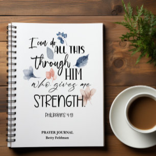 Diario de Oración Floral Biblia Verse Filipinas