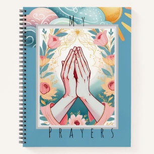 Diario de Oración / Manos Florales en Oración Cris