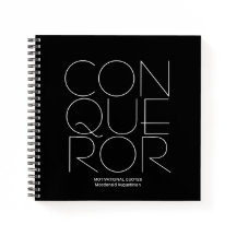 Diario de oraciones de CONQUEROR personalizado