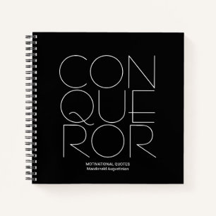 Diario de oraciones de CONQUEROR personalizado