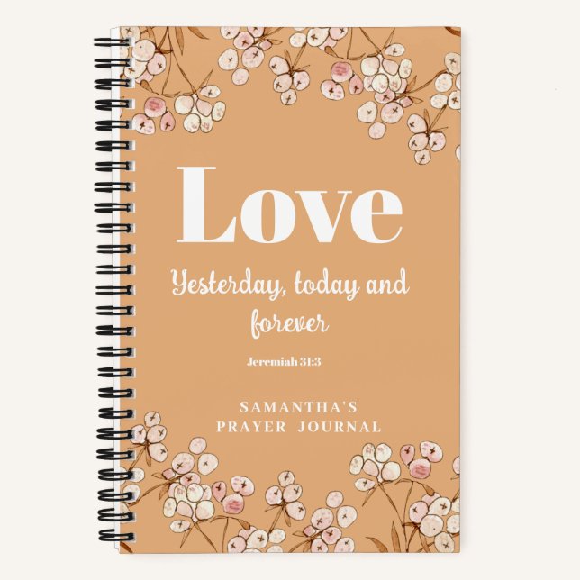 Diario de oraciones en espiral moderna (Anverso)