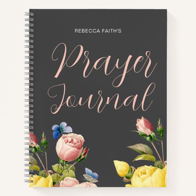 Diario de oraciones florales modernas (Anverso)