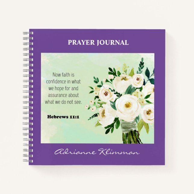 Diario de oraciones florales sobre la Biblia perso (Anverso)