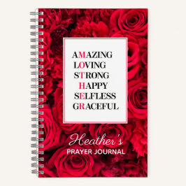 Diario de oraciones Madre de acrónimo Roses Rojos