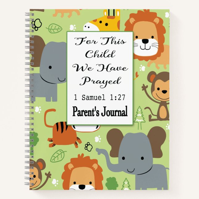 Diario de padres para este niño que hemos rezado (Anverso)