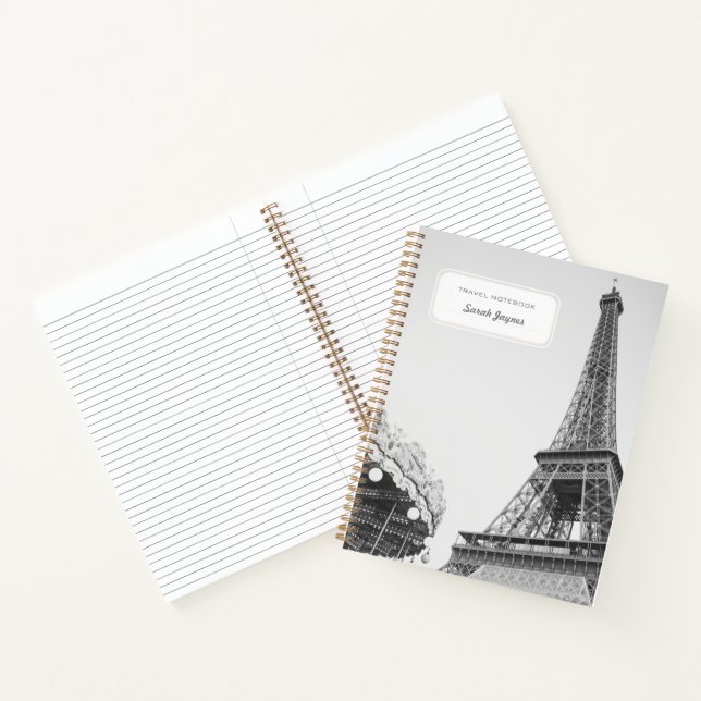 Diario de París personalizado sobre regalo para eq (Interior)