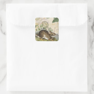 Diario de pegatinas de collage de conejo embalaje 