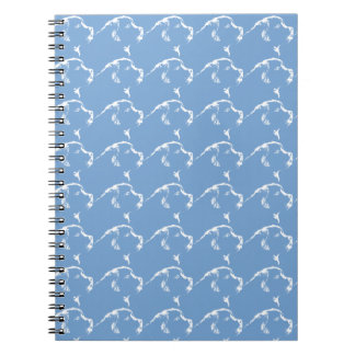 Diario de perro de Terranova con cuaderno de cacho