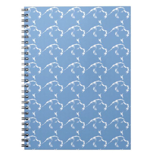 Diario de perro de Terranova con cuaderno de cacho (Frente)
