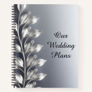 Diario de planes de boda Cuaderno 8.5" x 11"