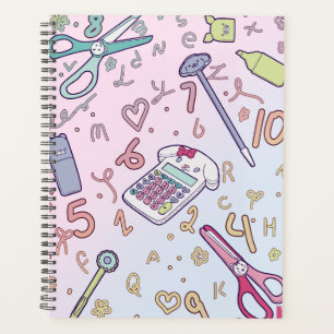 Diario de planificador de cute pael