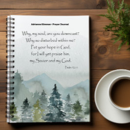 Diario de plegarias de la Biblia personalizada con