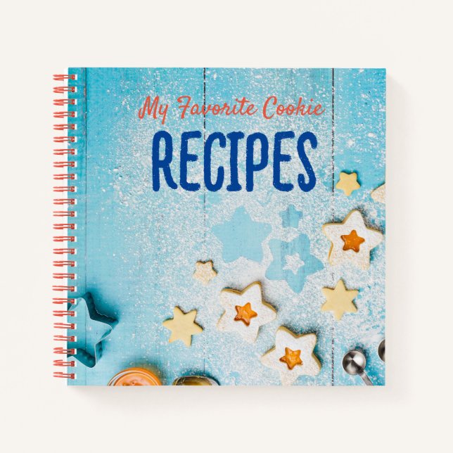 Diario de recetas personalizadas Cookie Baker (Anverso)