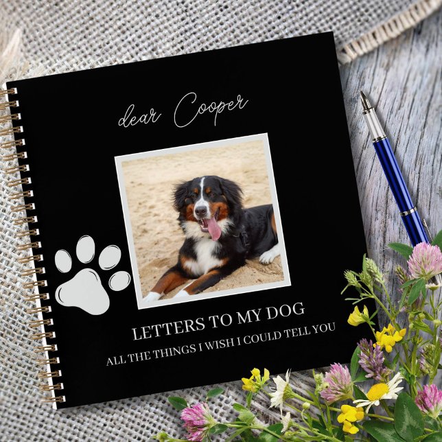 Diario de recuerdo conmemorativo para perros pérdi (Dog loss death memorial journal)