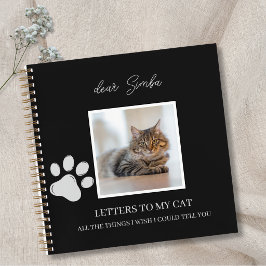 Diario de recuerdo memorial de gato Pérdida de mas