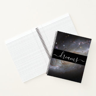 Diario de sueños cósmicos personalizable