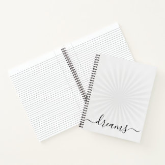 Diario de Sueños Estallido de Sol Blanco Personali